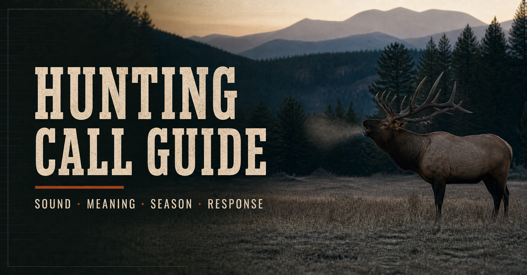 Hunting Call Guide field reference graphic